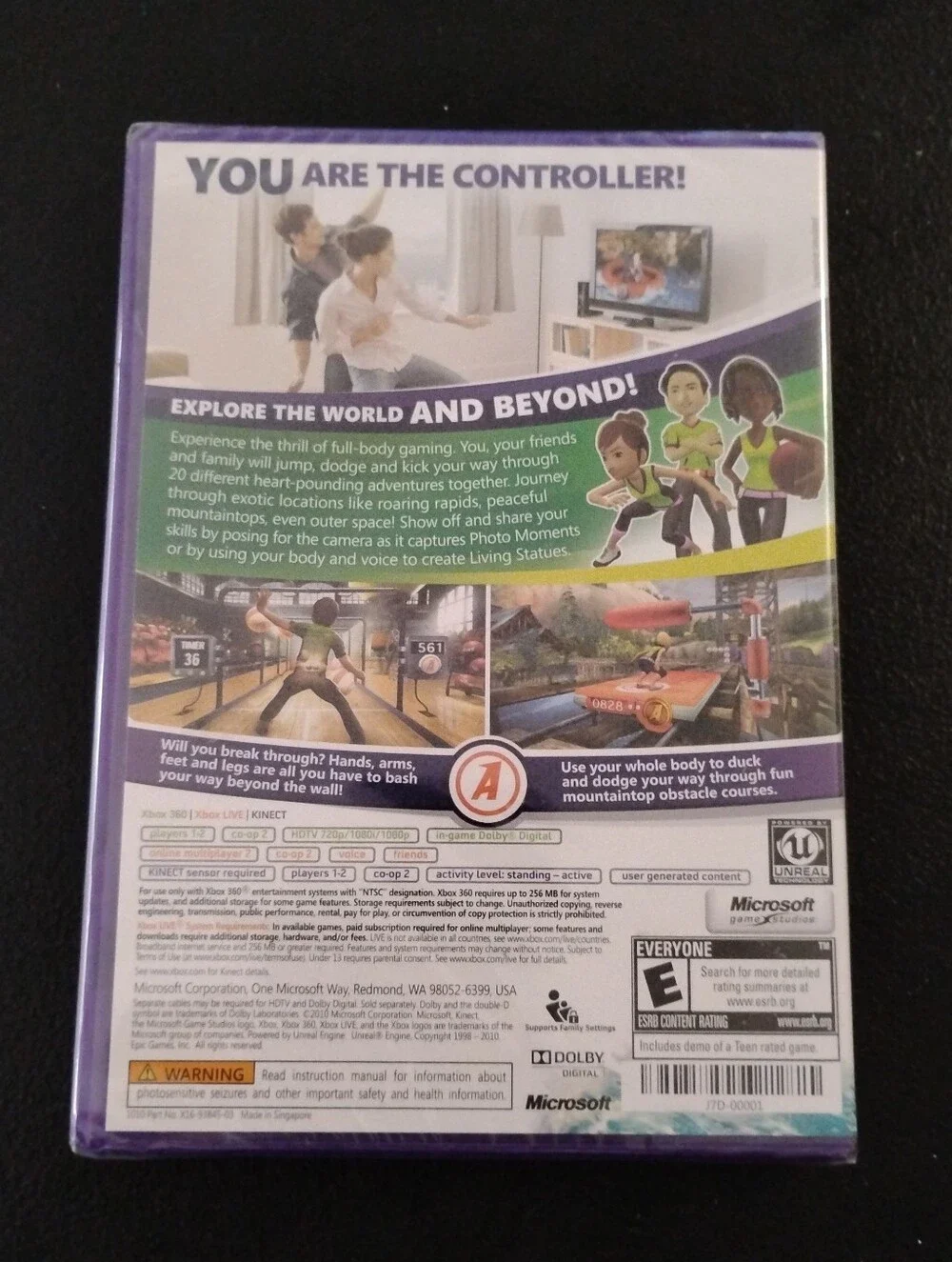 Kinect Adventures! (Xbox 360) - Brand New & Factory Sealed